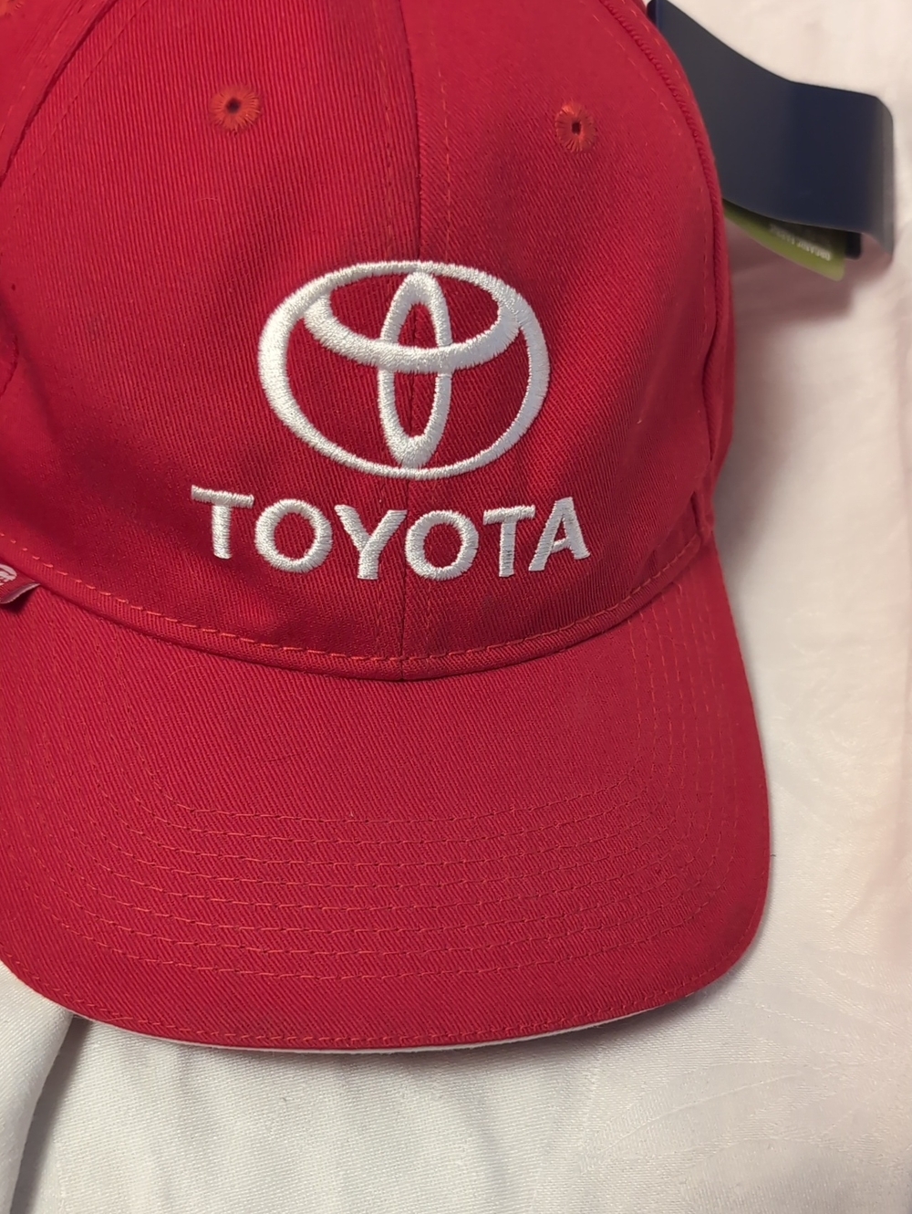 Toyota Red Embroidered Logo Baseball Cap
